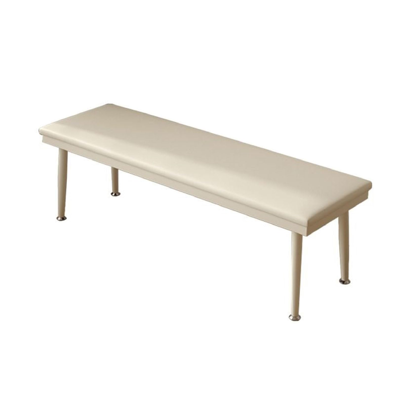 Moderne Leder-Eingangsbank, gepolsterter Schuhwechselsitz für Eingang, Wohnzimmer, Nachttisch, einfache Montage, minimalistisches Design, 32,8 x 41,9 x 60,9 cm
