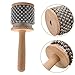 MINAOLULUS Party Cabasa Handheld Percussion Instrument Wooden Rhythm Maker Engaging Musical Plaything for Improves Coordination and Rhythm Skills Durable and Safe Design