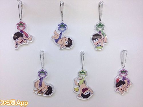 つままれキーホルダー おそ松さん 65個まとめ売り おそ松さん UFOつままれ アクリルキーチェーンマスコット 全6種