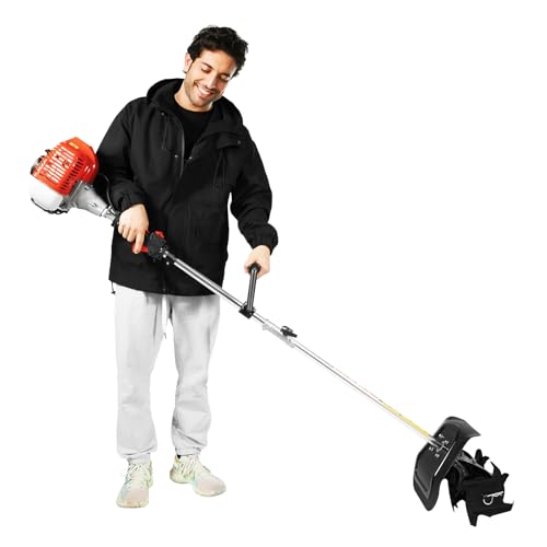 Motoazada fresadora cultivadora azada motor dispositivo jardín suelo gasolina 1,45 kW 51,7 cm3 1,1 l tanque 25 cm ancho de trabajo 9 cm para jardín y cultivo