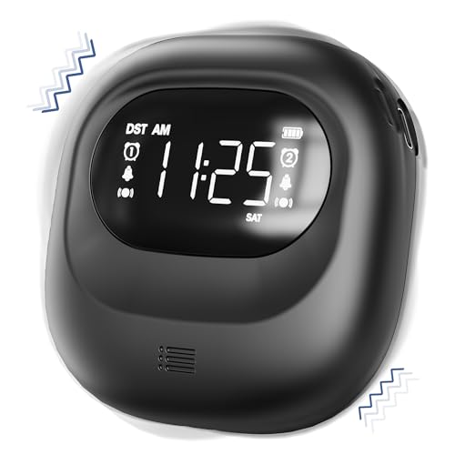 Sveglia Vibrante con Doppio Allarme e Timer Snooze