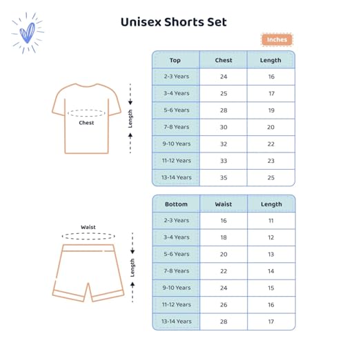 Image of Nap Chief Kids Official Disney Characters Printed Cotton Co-ord Set | Printed T-Shirt & Shorts for Boys & Girls