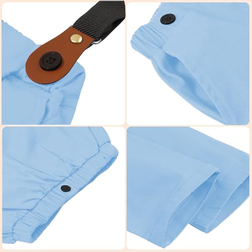 Boys Suspenders Pants Elastic Waist Trousers Kids Dress Suit Pants Bowtie2