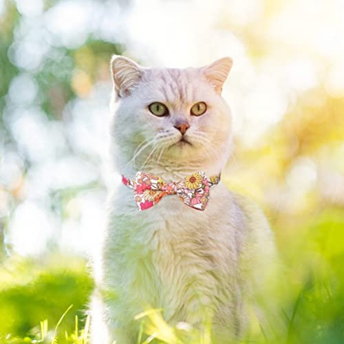 FATCOOLGOO Cat Leash and Harness Set - Adjustable Escape Proof Kitten Harness, Flower Cat Collar Breakaway with Bell and… - Image 7