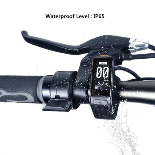 Pantalla conectada por cable para batería de velocidad de bicicleta 5