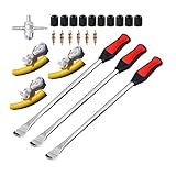 Shurhome Tire Levers Spoon Set Heavy Duty Motorcycle Bike Car Tire Irons Tool Tire Changing Spoon Rim Protector