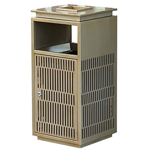 Poubelle extérieure en acier inoxydable idéale pour équiper votre terrasse et jardin