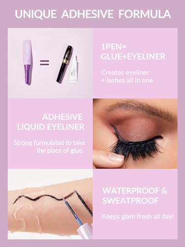 SHEGLAM All Eyes on You Eyelash Glue Liner Negro miniatura 5