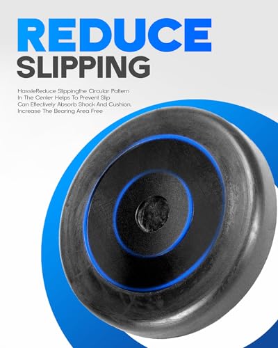 Image of 4-Pack Round Rubber Arm Pads Compatible with Benpak Lifts and Dannmar Lifts Replacement for Bendpak Car Lift Rubber Pads # 5715017