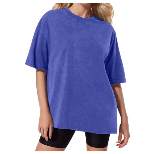 T-shirt délavé à manches courtes surdimensionné en coton batik pour un style unisexe unique