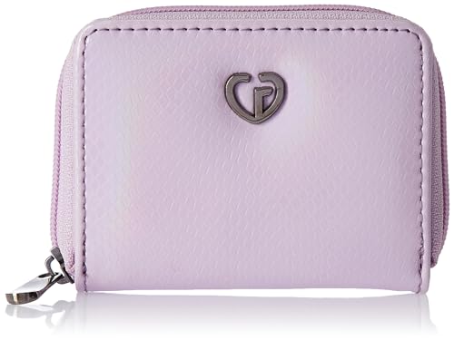 Caprese Nettie Women’s Zip Around Wallet, Small | Stylish Faux Leather Wallet with Zipper Closure | Multiple Compartments & Card Slots | Elegant Design for Casual & Special Occasions (Lilac)