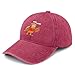 Cat Riding Turkey Thanksgiving Day Funny Fall Autumn Hats for Men Fashion Wine Red