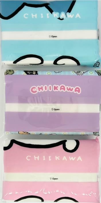 Amazon.co.jp: 【3セット】 河野製紙(株) ちいかわ ミニポケット