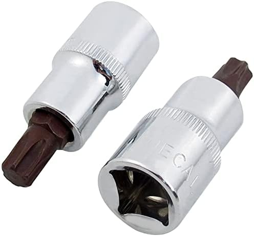 XYWHPGV Vehicle T50 Torx Head Screwdriver 1/2" Square Drive Socket Kit (2 Piece)(6150b b2bd0 b20b2 12fc0 1f6c4 621ea