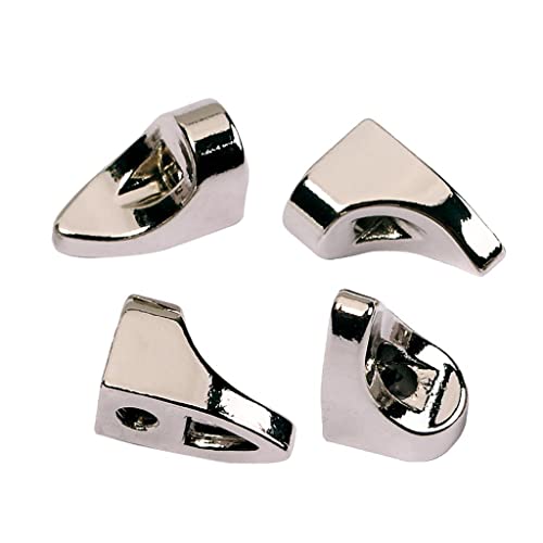 4 Zinklegierung Banjo Halterung Chrom Musikinstrument Cover