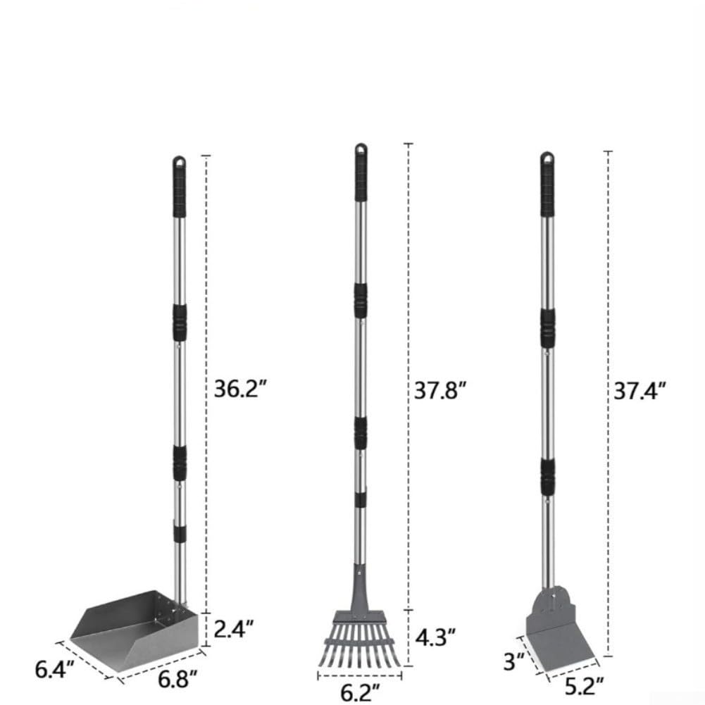 Raccogli Feci per cane Piegarsi Regolabile Raccogli Feci per | Metallo antiruggine, plastica , resiste intemperie, lunga durata, uso esterno continuo