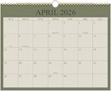 2026-2027 Calendar - Wall Calendar 2026-2027 from April 2026 Until December 2027, 21 Months Calendar with Premium Paper, Twin-Wire Binding & Hanging Hook, 8.5