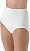 Hanes No Ride Up Cotton Brief (PP40AD) White, 9