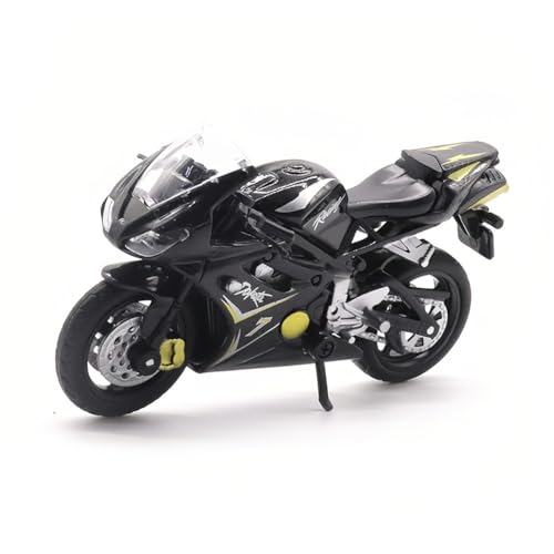 APPCRFM Alloy Motorbike Toy Highly Simulation Motorbike Model Pull-Back Vehicle Toy For Child Intellectual Gift Set Motorcycle Model Alloy Collection Hobby Toy Gift Racing Decoration - Black