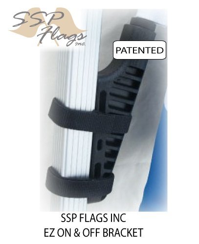 Usa Golf Cart Flag With Ssp Flags Ez On & Off Bracket #TOP1