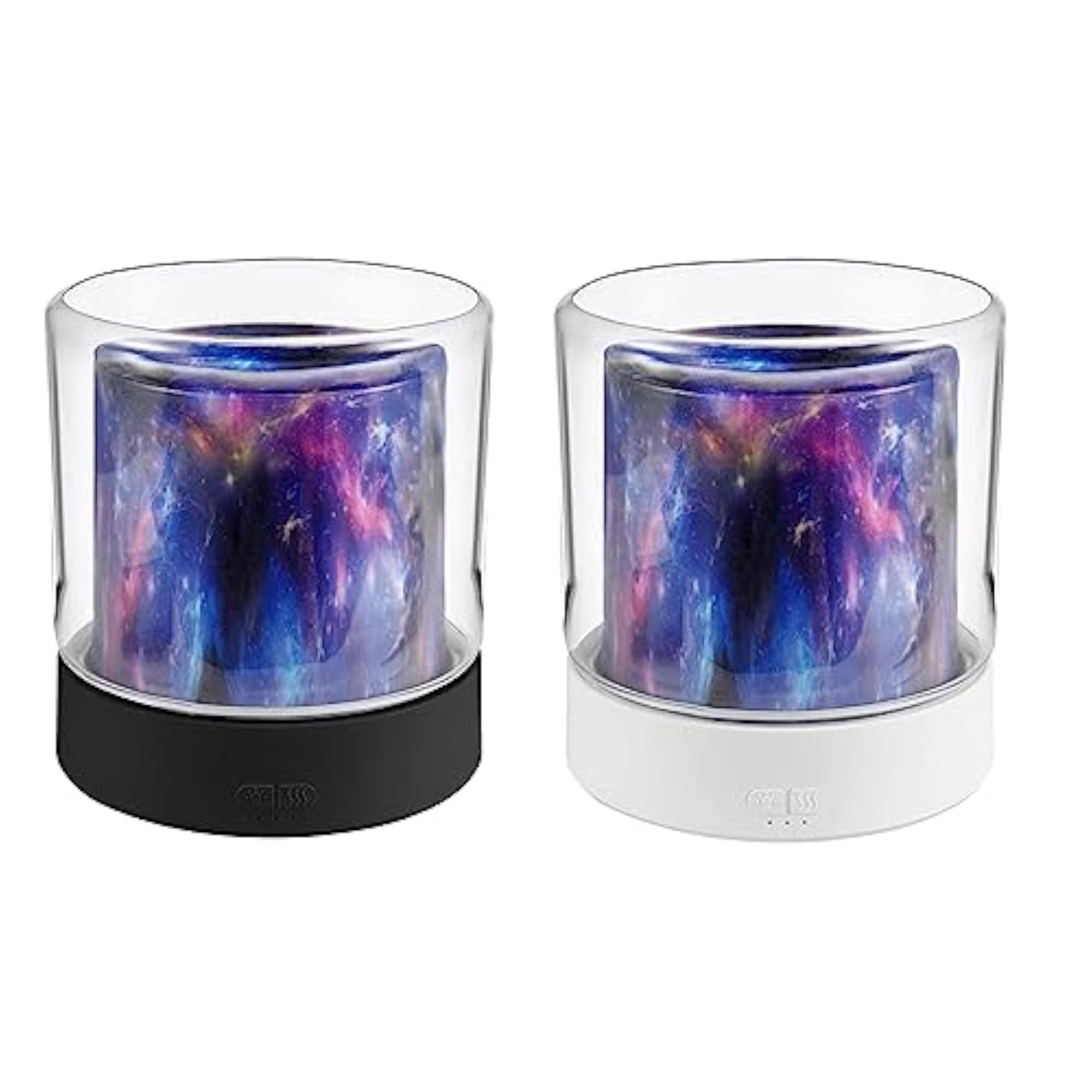 Flame Diffuser Humidifier USB Colorful Flame with Timer