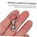 STOBOK 3Pcs Stainless Steel Spring Plungers Non Lock Out Safety Pin Mechanical Accessories Knob Plunger for Reliable Industrial Applications