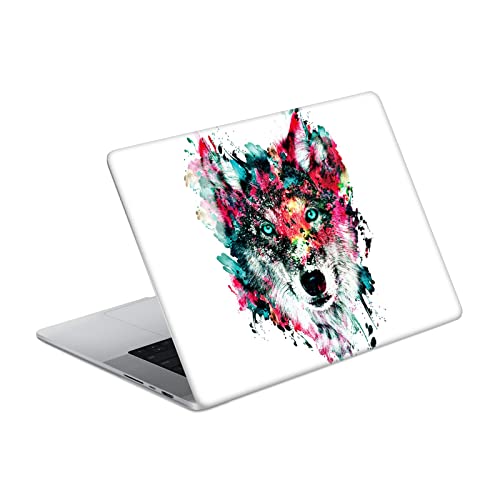 Autocollant MacBook Pro 16 A2485 Riza Peker loup en vinyle Head Case Designs