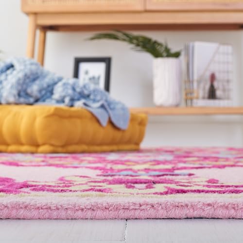 Tapete Boho Bellagio 5' x 8' Rosa/Multicolor miniatura 4