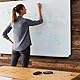 Relaxdays Whiteboard Schwamm 20er Set, Magnetschwamm eckig, Schule & Büro, HBT 2x10,5x5,5 cm, Tafelwischer, Eva, schwarz