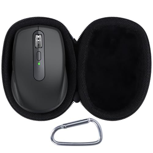 Peyyargo Dur Étui de Protection Compatible avec Logitech MX Anywhere 2S/3S/3/2 Silencieuse Souris