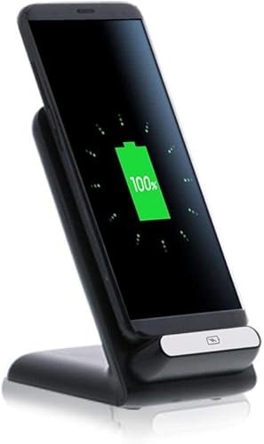 Xtreme Wireless WC8-1006-BLK Cargador inalámbrico de escritorio negro con compatibilidad Qi