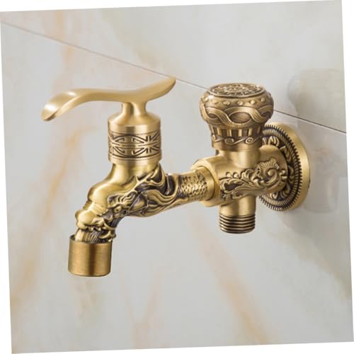 Robinet machine à laver mural double sortie pour cuisine et salle de bain - 4