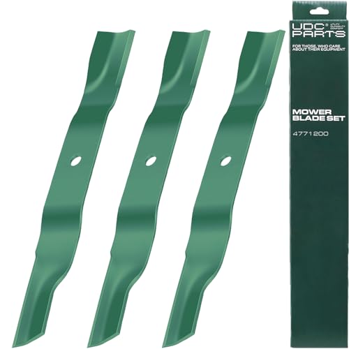 UDC Parts 04771200 Mower Blades Replacement for Ariens Ikon XD 52 Gravely ZTX ZT HD ZTXL52 Edge Ikon-X XL Onyx 70716200 915256 915267 915222 915223 915332 Zero-Turn Mowers/High Lift 3 Pack