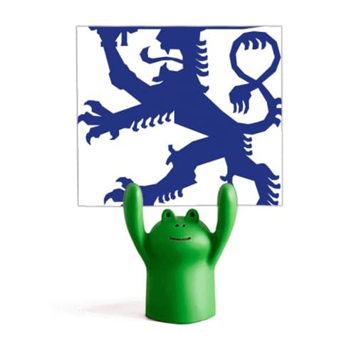 Porte-mémo emblème de la Finlande aux finitions soignées motif grenouille