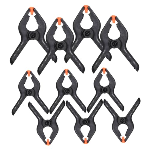 Luxshiny 10 Pcs Heavy Duty Plastic Spring Clamps Versatile Clamps for Woodworking Crafts and DIY Projects Quick Operation