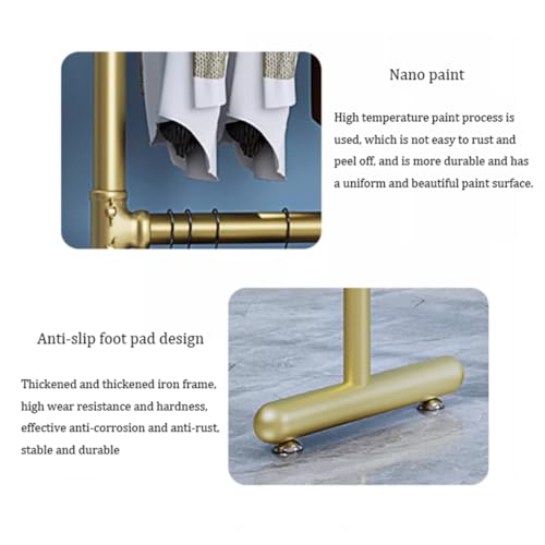 Portant à vêtements doré : finis les placards encombrés - 4