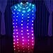Color Changing LED Fan Luminescent Fantasy Fan Silk Long Fan Belly Dance Performance Stage Performance