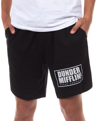 The Office Sleep Shorts Men's Dunder Mifflin Paper Company Pajama Lounge Bottoms