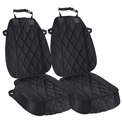 AsFrost Dog Seat Cover Cars Trucks SUVs, Thick 600D Heavy Duty Pets Car Seat Cover, Waterproof & Wear-Resistant Durable Nonslip Backing & Hammock Convertible