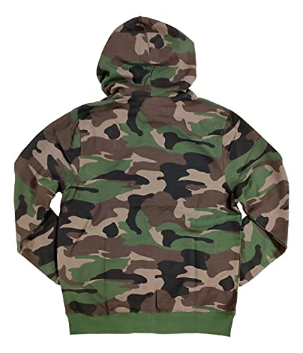 Random Stock Apparel Men’s Camouflage Hoodie Full Zip Camo Hooded Fleece Sweatshirt3