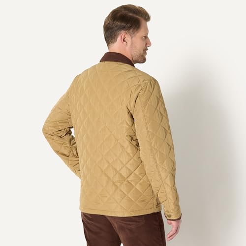 Amazon Essentials Men's Quilted Midweight Jacket, Tan, X-Large - image 3