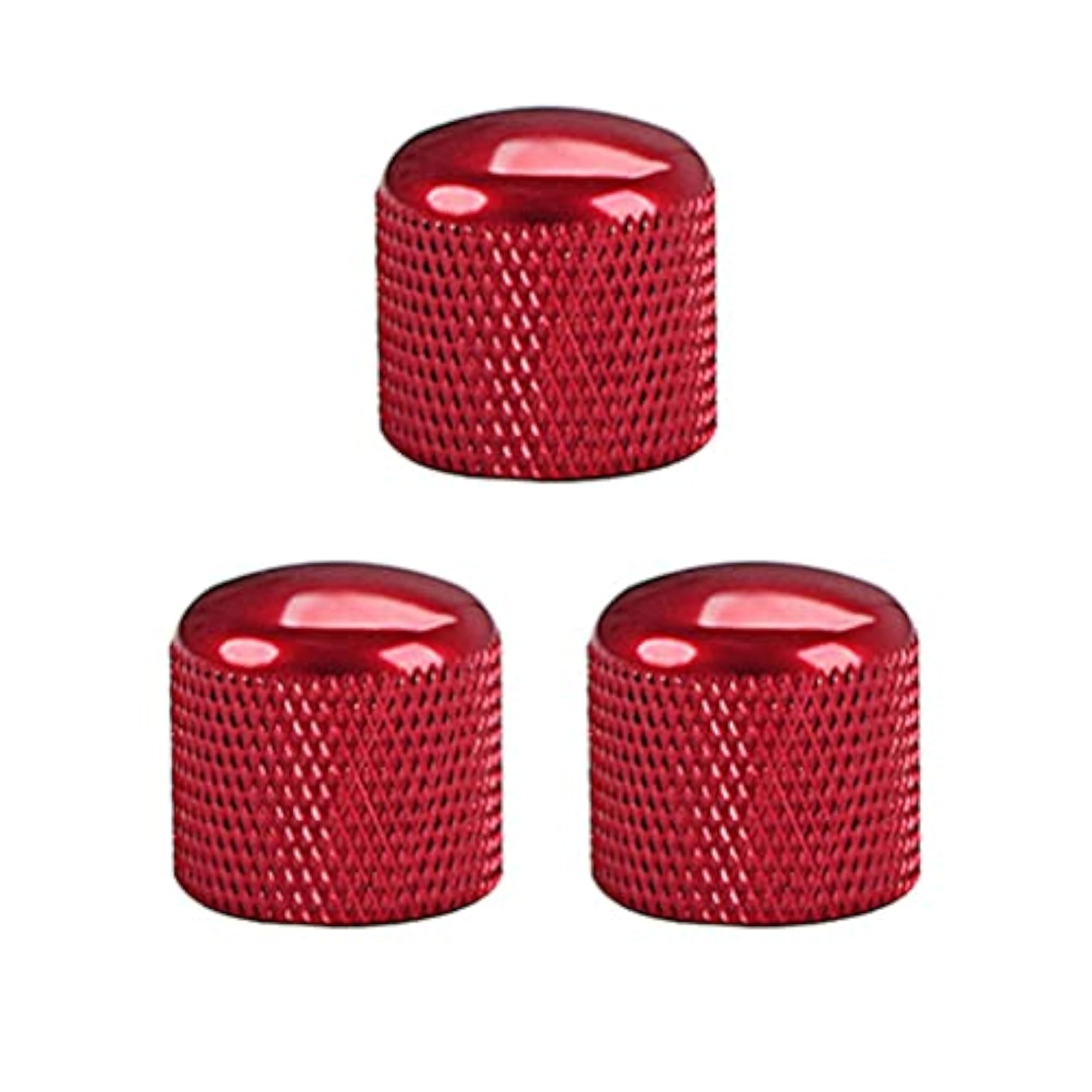 3 Pcs Electric Guitar and Bass Tone Volume Control Knobs Cap
