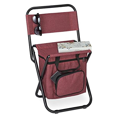 Relaxdays Campinghocker mit Tasche Cover