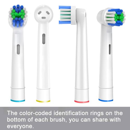 Replacement Toothbrush Heads Compatible with Oral B Braun 20 Pcs | Professional Electric Toothbrush Heads for Oral B Replacement Heads Refill Pro 500/1000/1500/3000/3757/5000/7000/7500 view 6