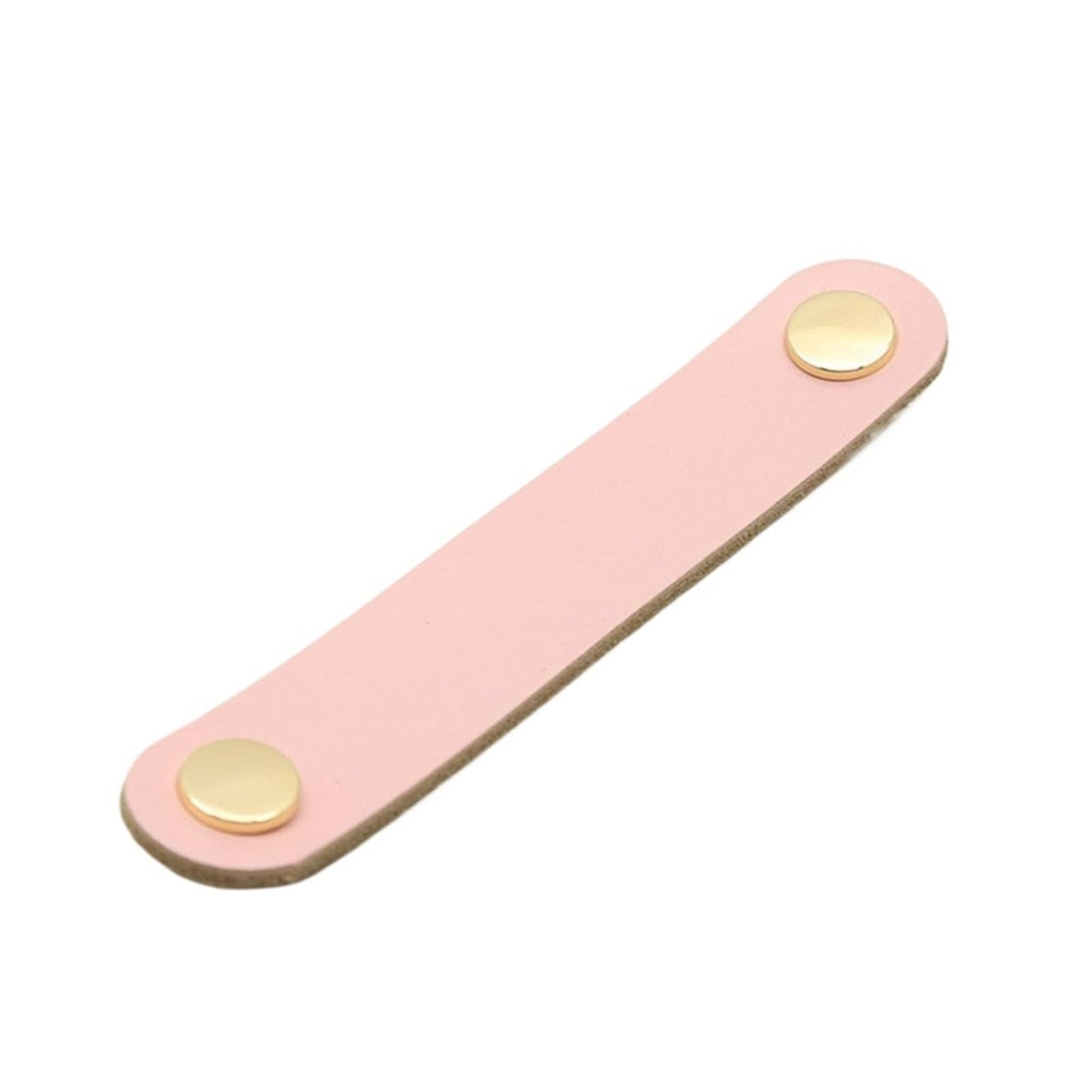 CQAHDSEVF Leather Drawer Pulls, Leather Cabinet Drawer Pulls Multicolor Multiple Sizes(Pink-M)