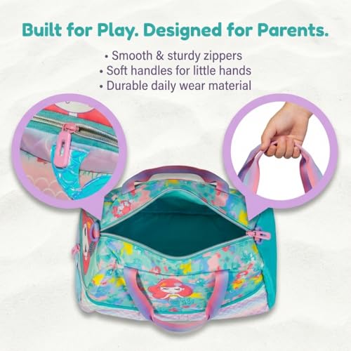 Image of Kids 3D Print Duffel Bag- Mermaid