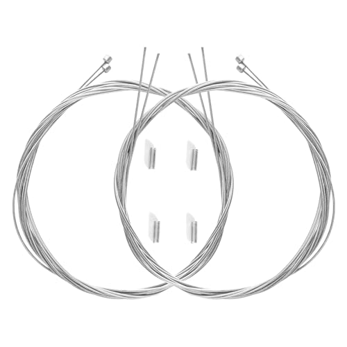 4 Pcs Bike Brake Cable 2.1m Gear Shifter Cable Wire