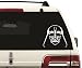 Darth Vader Die Cut Premium Vinyl Decal - White 4"