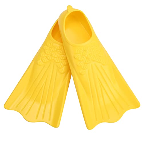 Nabegum Kids Training Swim Fins, Flippers For Diving And Swimming-Youth Size For Boys, Girls,Beginners(Yellow,S) #TOP6