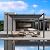 Kozyard Morgan Outdoor Retractable Pergola with Sun Shade Canopy Patio Aluminum Pergola Shelter for Backyard Deck Garden Modern Metal Grill Gazebo (10' x 13', Gray)